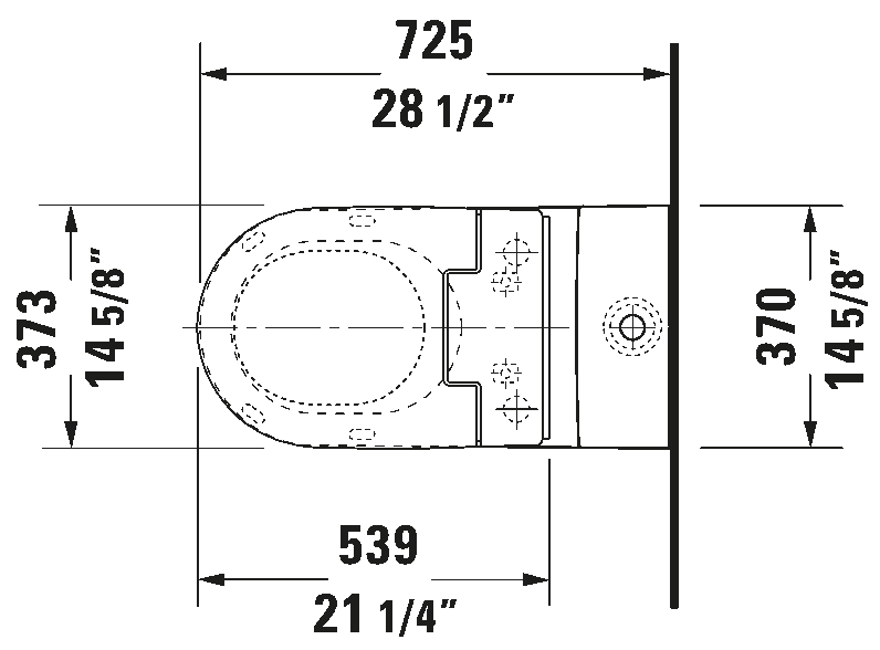 Duravit Shower Toilet Seat #611000