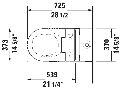 Duravit Shower Toilet Seat #611000