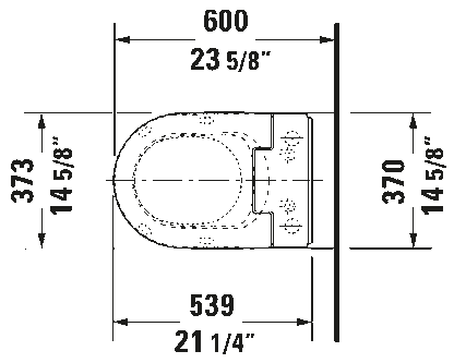 Duravit Shower Toilet Seat #611000