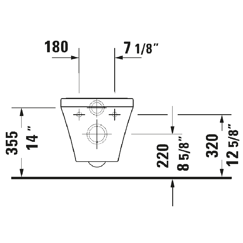 Duravit DuraStyle Wall Hung Toilet - Golzar Home