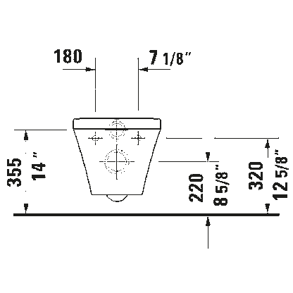 Duravit DuraStyle Wall Hung Toilet - Golzar Home