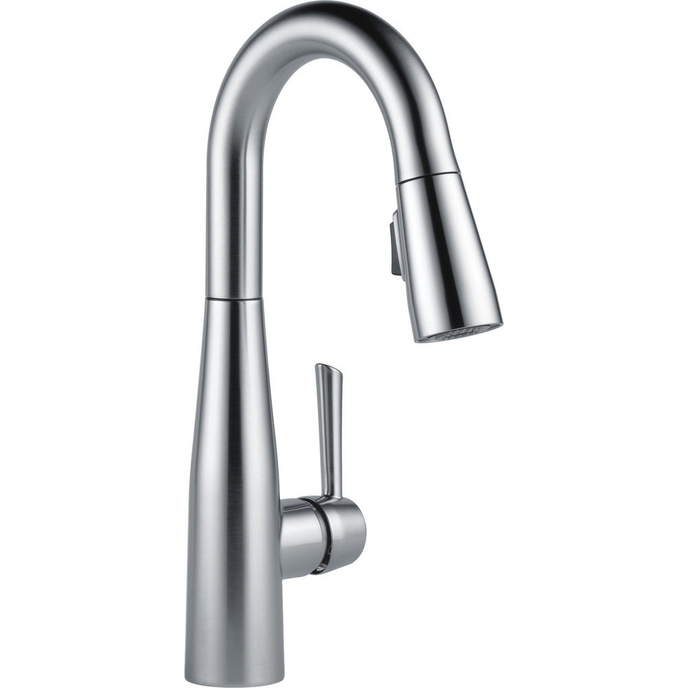 Essa Single Handle Pull-down Bar/prep Faucet - Arctic Stainless