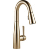 Essa Single Handle Pull-down Bar/prep Faucet - Champagne Bronze
