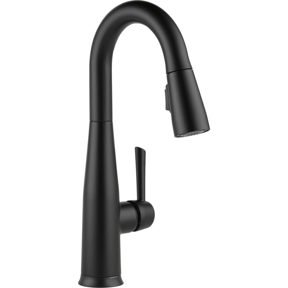Essa Single Handle Pull-down Bar/prep Faucet With TOUCH2O - Matte Black