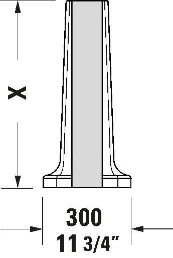 Duravit Pedestal #085790 Design by Duravit