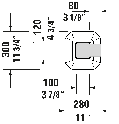 Duravit Pedestal #085790 Design by Duravit