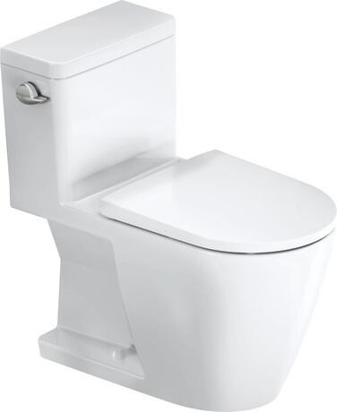 Duravit D-Neo Single Flush One Piece Toilet Side Lever Less Seat #200801