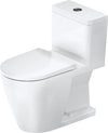 Duravit D-Neo Dual Flush One Piece Toilet Top Lever  Less Seat #200701