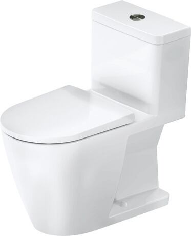 Duravit D-Neo Dual Flush One Piece Toilet Top Lever  Less Seat #200701