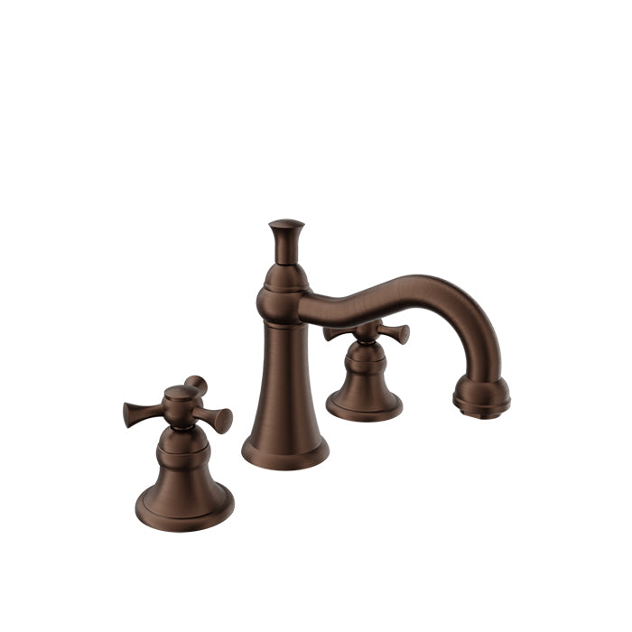 Baril 8" c/c lavatory faucet, drain included