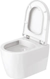Duravit Me By Starck Wall-Mounted Toilet Compact – Rimless, Dual Flush 1.2/0.8 Gpf #253009