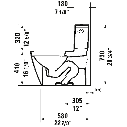 Duravit D-Neo Single Flush One Piece Toilet - Golzar Home