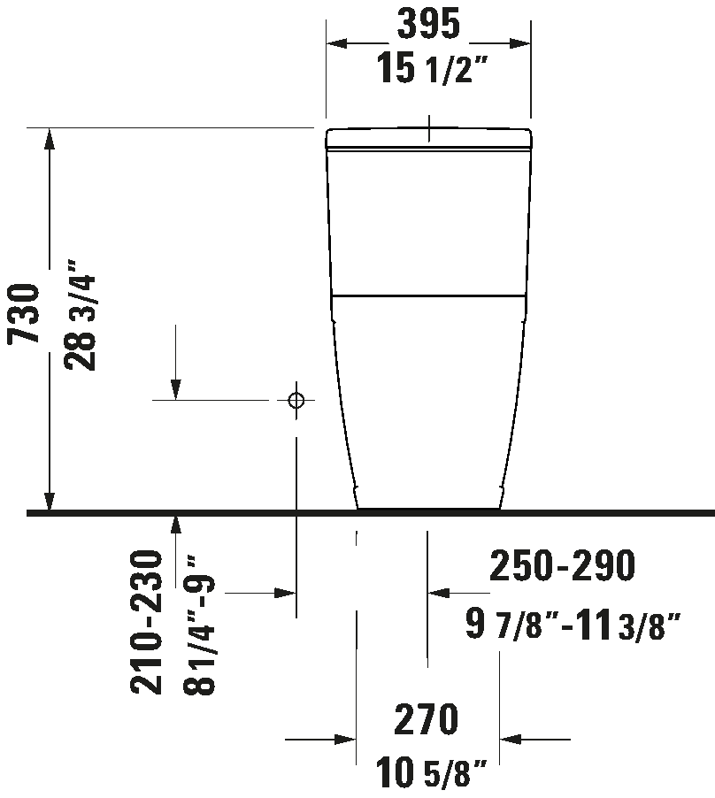 Duravit D-Neo Dual Flush One-Piece Toilet With Seat #D40304