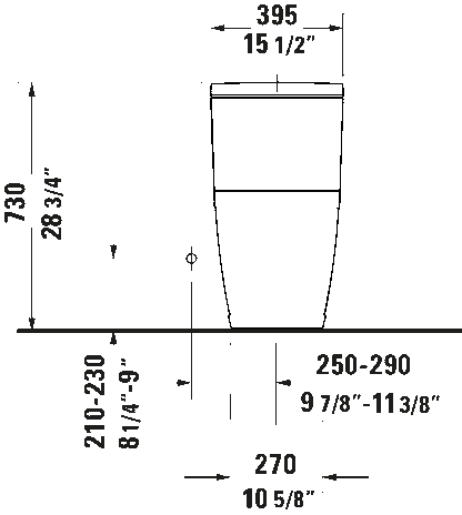 Duravit D-Neo Dual Flush One-Piece Toilet With Seat #D40304
