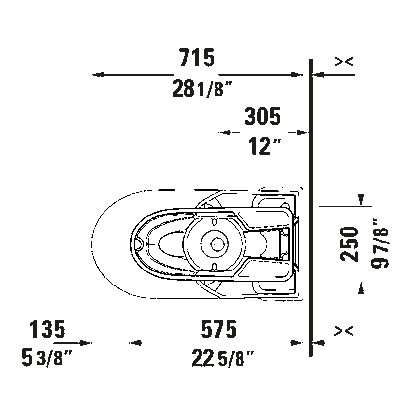 Duravit No.1 Dual Flush One-Piece Toilet - Golzar Home