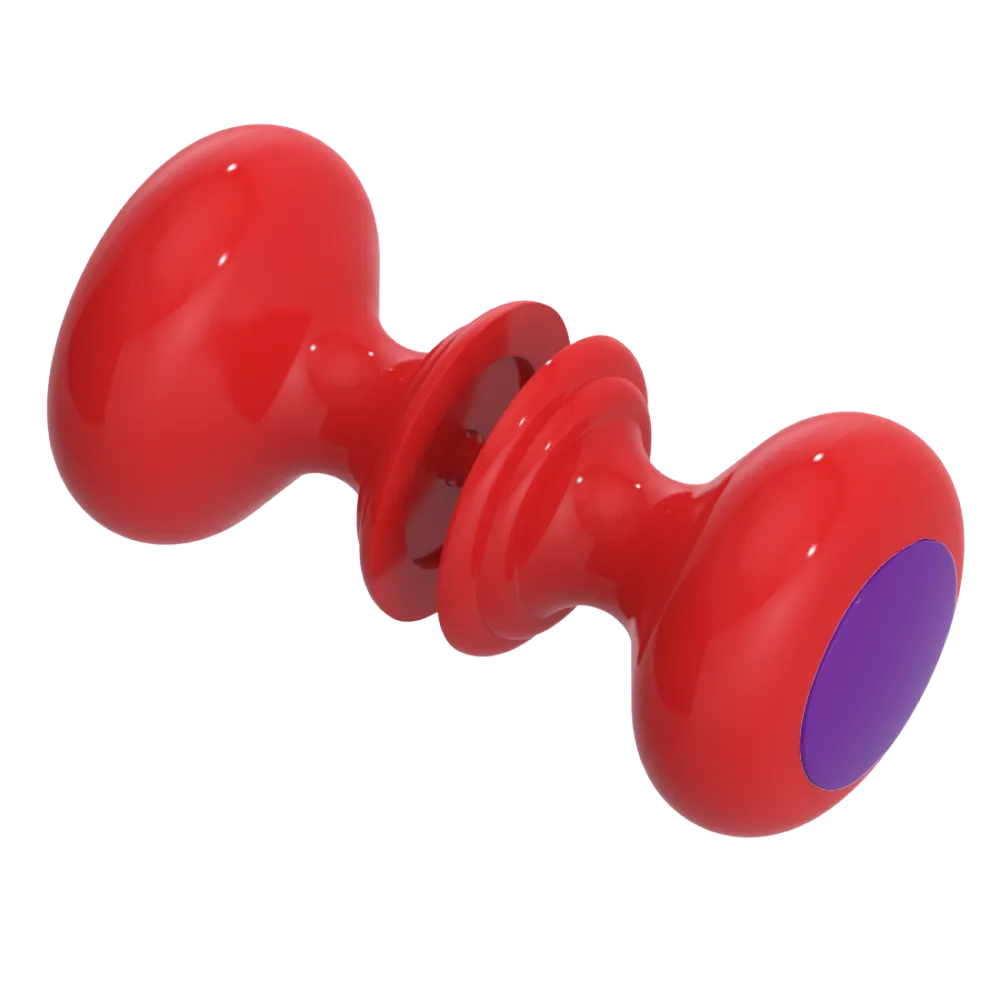 Rubinet Shower Door Knob (set) Red
