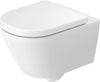 Duravit D-Code Rimless Round Wall Mounted Toilet Less Seat #290309