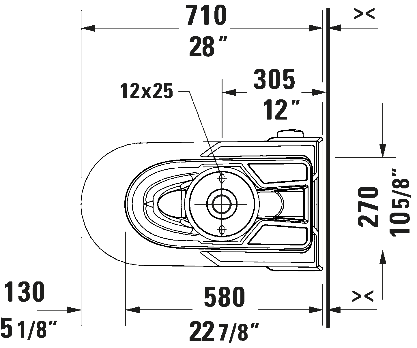 Duravit D-Neo Single Flush One Piece Toilet Side Lever Less Seat #200801