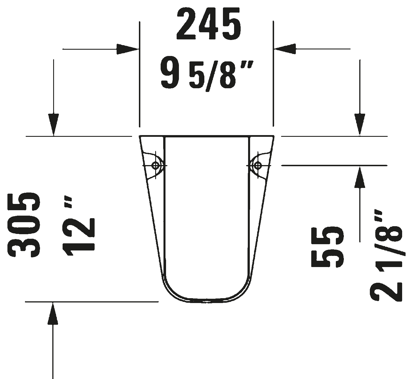Duravit Sink Shroud #085718
