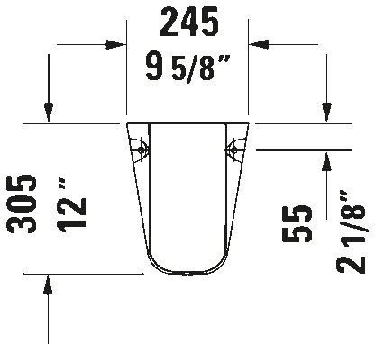 Duravit Sink Shroud #085718