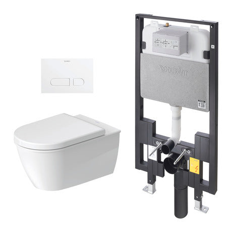 Duravit Darling New Wall-Hung Toilet Set – Complete Installation Package