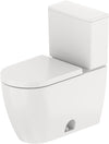 Duravit ME by Starck 1.28 GPF Single Flush Elongated ADA Compliant Two Piece Toilet in White - Seat Included