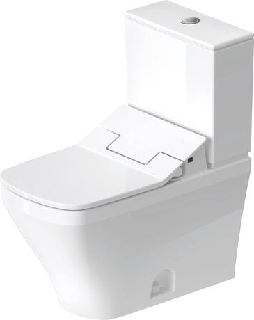 Duravit DuraStyle Elongated SensoWash® Two Piece Toilet White with HygieneGlaze