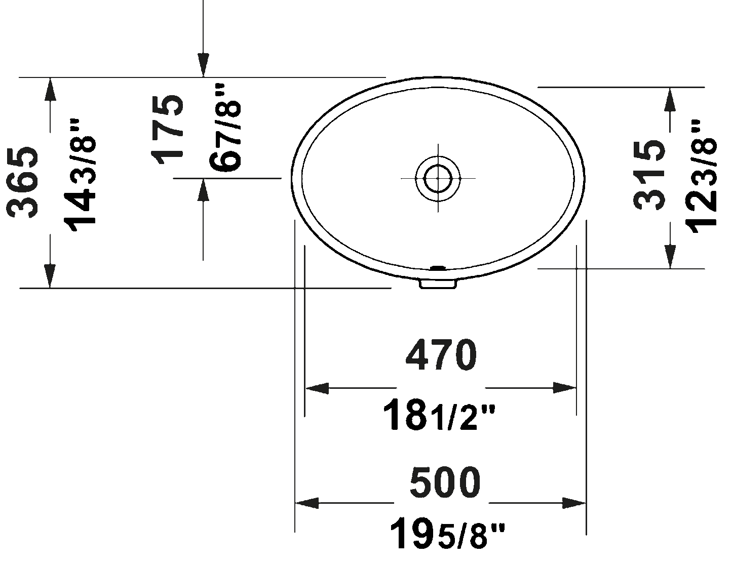 Duravit Undermount Sink 1930 #241947