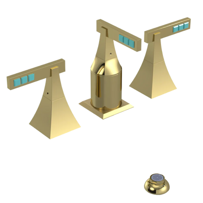 Rubinet Bidet Fitting with Spray, Diverter, and Vacum Breaker (Less Drain) Bright Brass