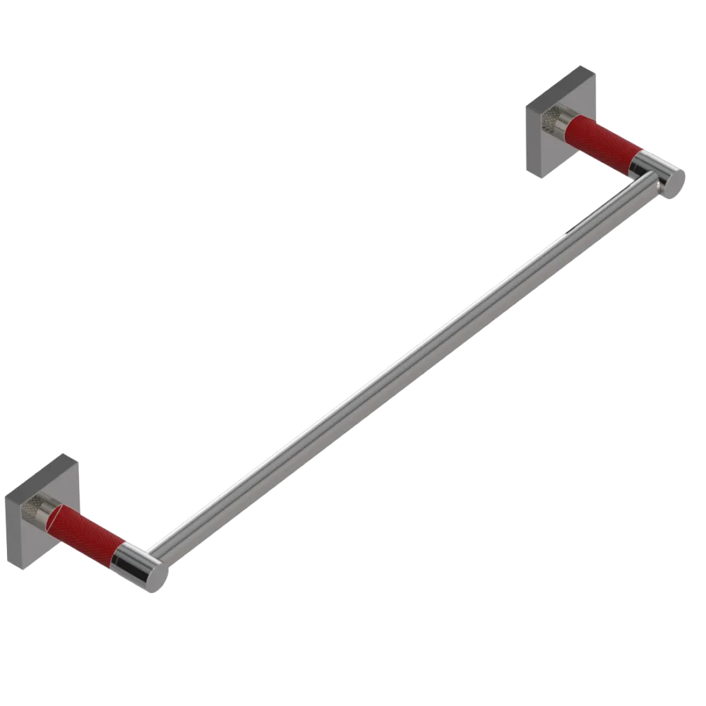 Rubinet 18" TOWEL BAR Polished Nickel