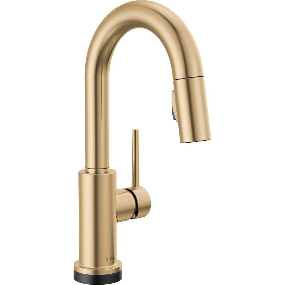 Trinsic Trinsic Bar Pull-down Touchless Kitchen Faucet Chrome - Champagne Bronze