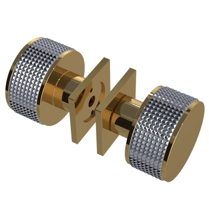 Rubinet Shower Door Knob (set) Gold