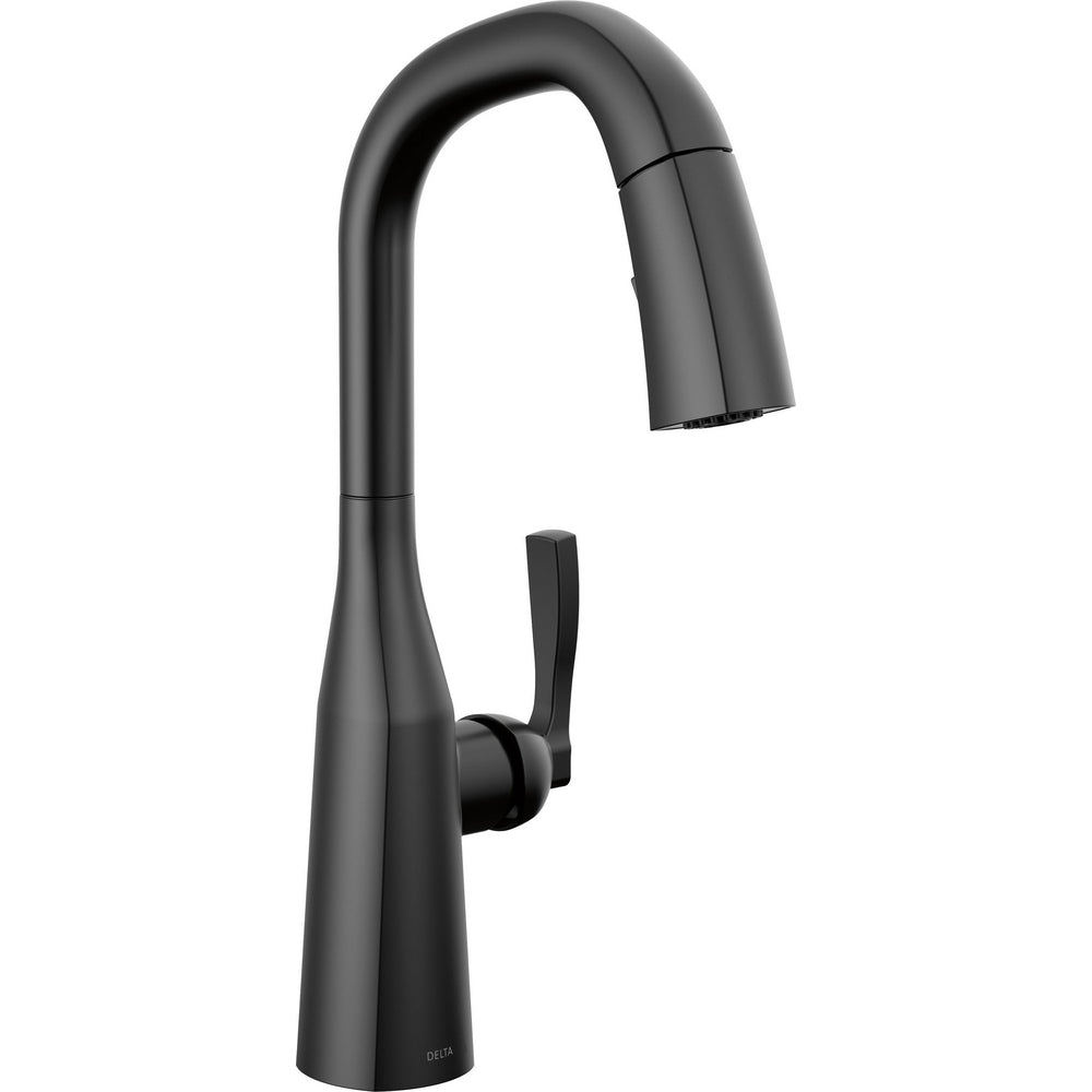 Delta Stryke Kitch Pull-down Bar/prep Faucet 1L - Matte Black