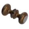 Rubinet Shower Door Knob (set) Tuscan Brass