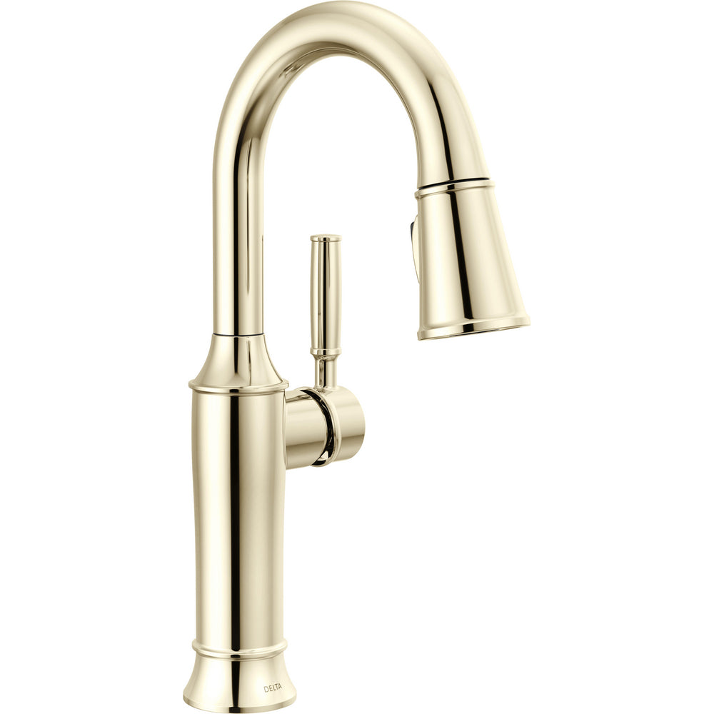 Renaldi Bar Prep Pull-down Matte Black - Lumicoat Polished Nickel
