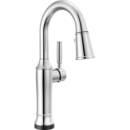 Renaldi Bar Prep Touchless Pull-down Matte Black - Lumicoat Chrome