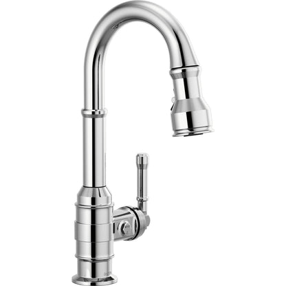 Broderick Pull-down Bar/prep Faucet 1L - Chrome