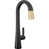 Monrovia Monrovia Tocuhless Bar Pull-down Chrome - Matte Black/Champagne Bronze