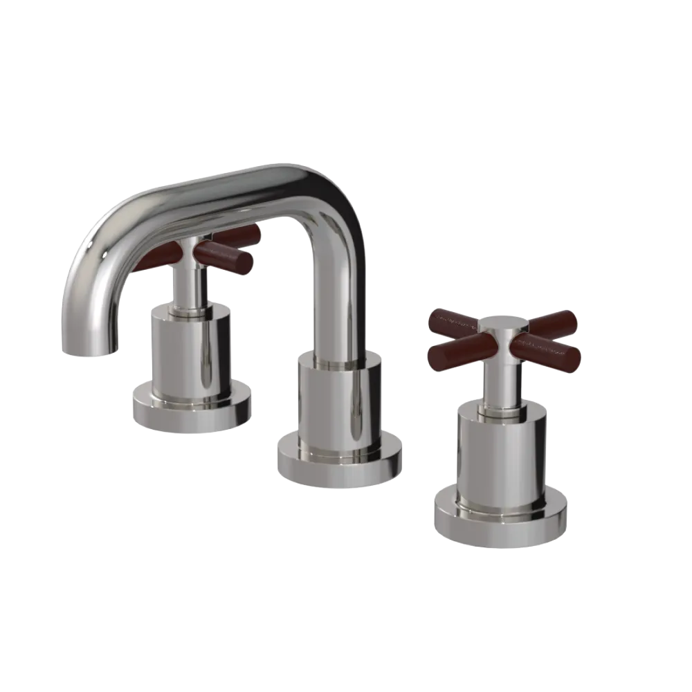 Rubinet Widespread Lav. Set. (less drain) Polished Nickel