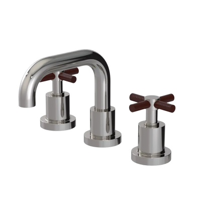 Rubinet Widespread Lav. Set. (less drain) Polished Nickel