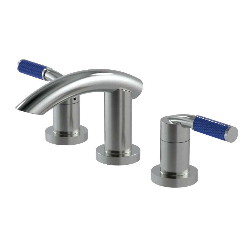 Rubinet Widespread Lav. Set. (less drain) Satin Nickel