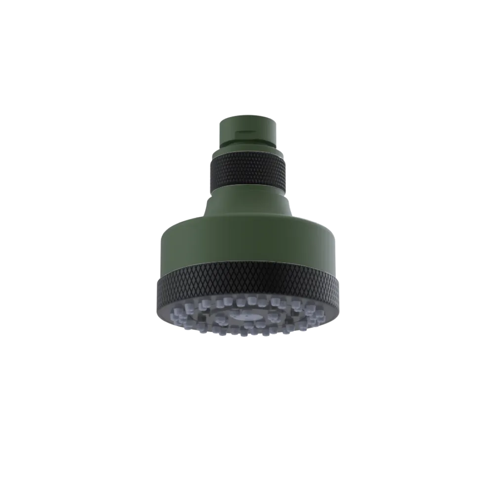 Rubinet 3 FUNCTION SHOWER HEAD Green Envy