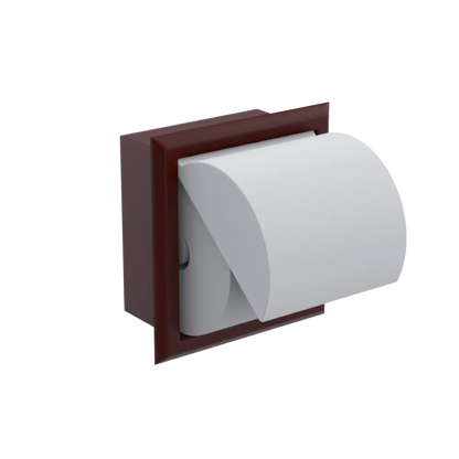 Rubinet RECESSED TOILET PAPER HOLDER Bordeaux