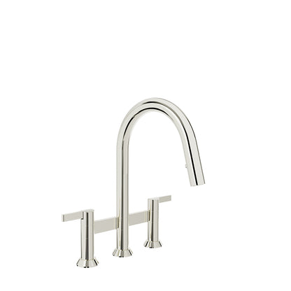 Baril Bridge kitchen faucet with 2-function pull-down spray