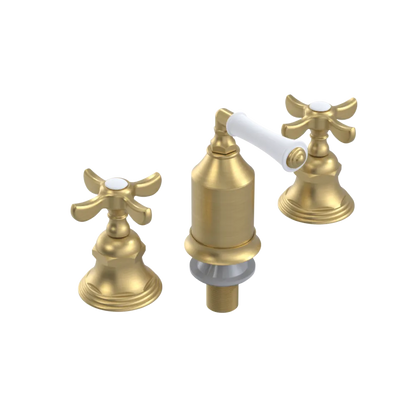 Rubinet Bidet Fitting with Spray, Diverter, and Vacum Breaker (Less Drain) Satin Gold
