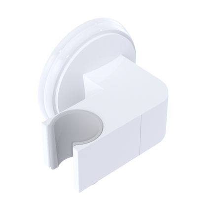 Rubinet Wall Bracket for Hand Held Shower White