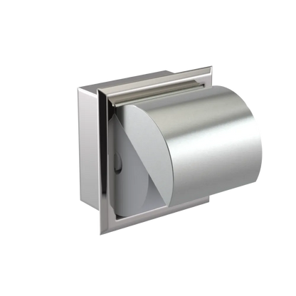 Rubinet RECESSED TOILET PAPER HOLDER Polished Nickel