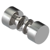 Rubinet Shower Door Knob (set) Polished Nickel