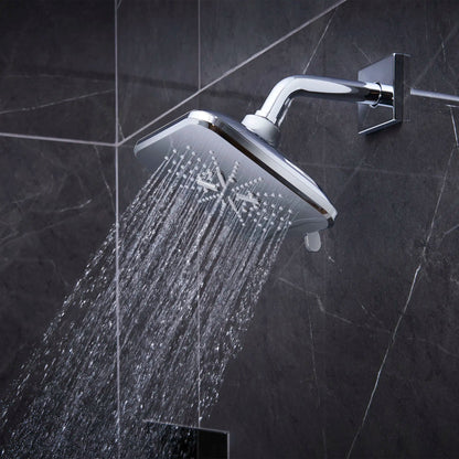 Grohe Rainshower SmartActive Shower Head, 6-1/2" - 3 Sprays, 1.75 GPM (6.6 L/min)