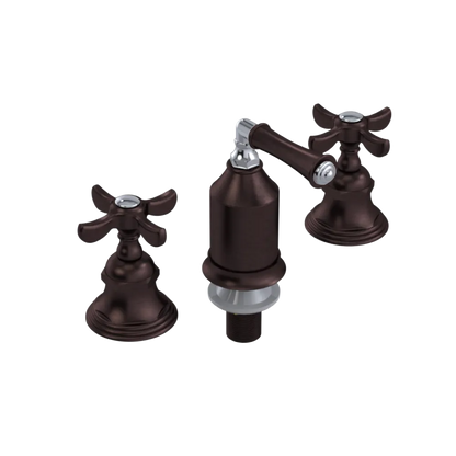 Rubinet Bidet Fitting with Spray, Diverter, and Vacum Breaker (Less Drain) Tuscan Brass